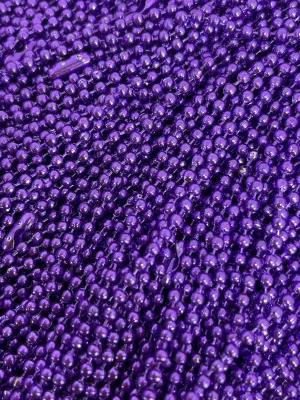 Purple Ball Chain Necklace for DIY Jewelry, Purple Long Chain Necklace for Jewelry Making, 28 inch purple chain for necklace