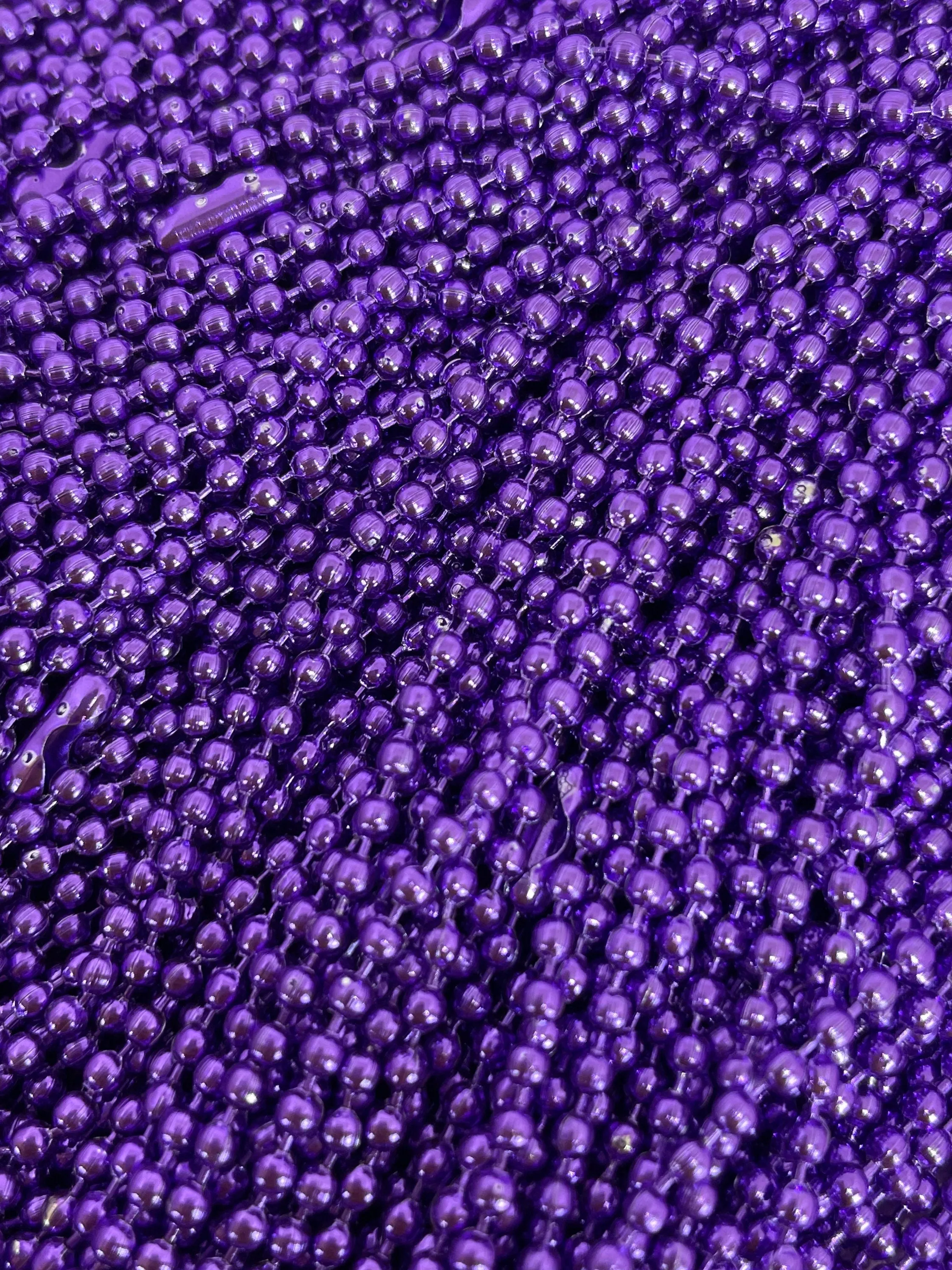 Purple Ball Chain Necklace for DIY Jewelry, Purple Long Chain Necklace for Jewelry Making, 28 inch purple chain for necklace