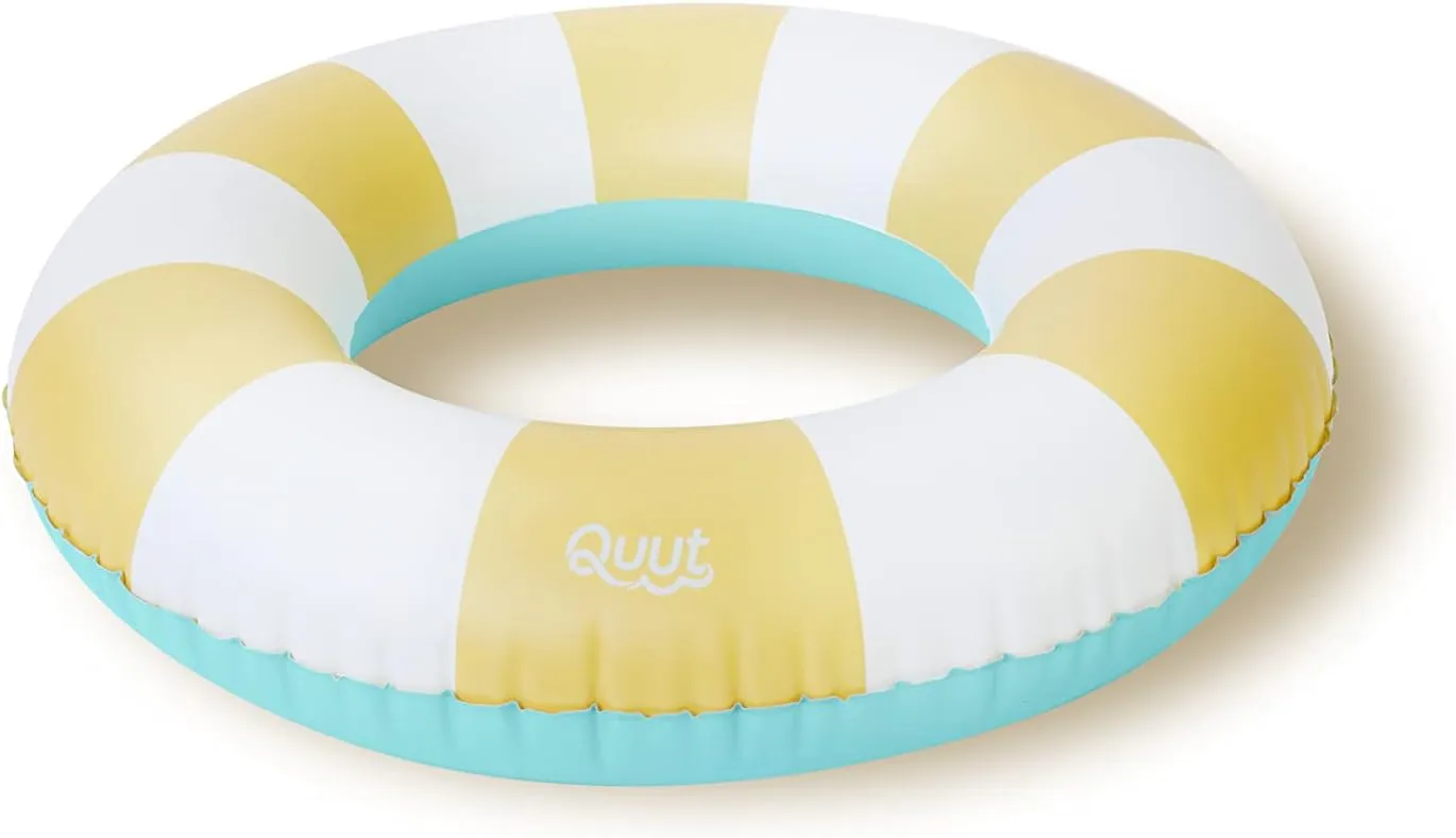 QUUT Kids Swim Ring - Inflatable Pool Float Tube for Children - Easy to Inflate, Safe and Durable Pool Floaties for Summer - Award-Winning Spring Float Ring for Toddlers and Kids - Small, Garden Green