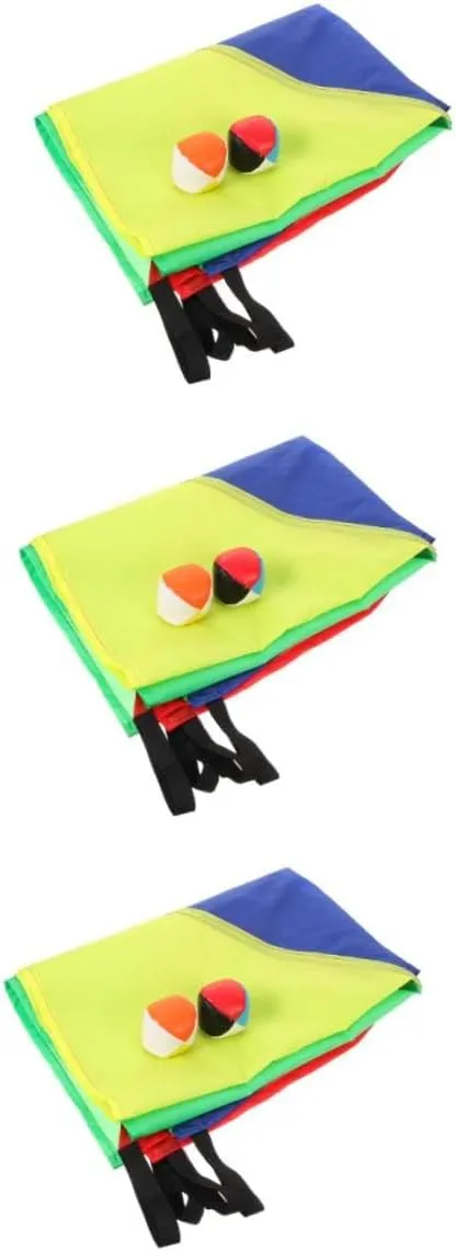 Rainbow Umbrella Sensory Fitness Equipment for Outdoor Plaything with Cloth and Colorful Balls Promotes