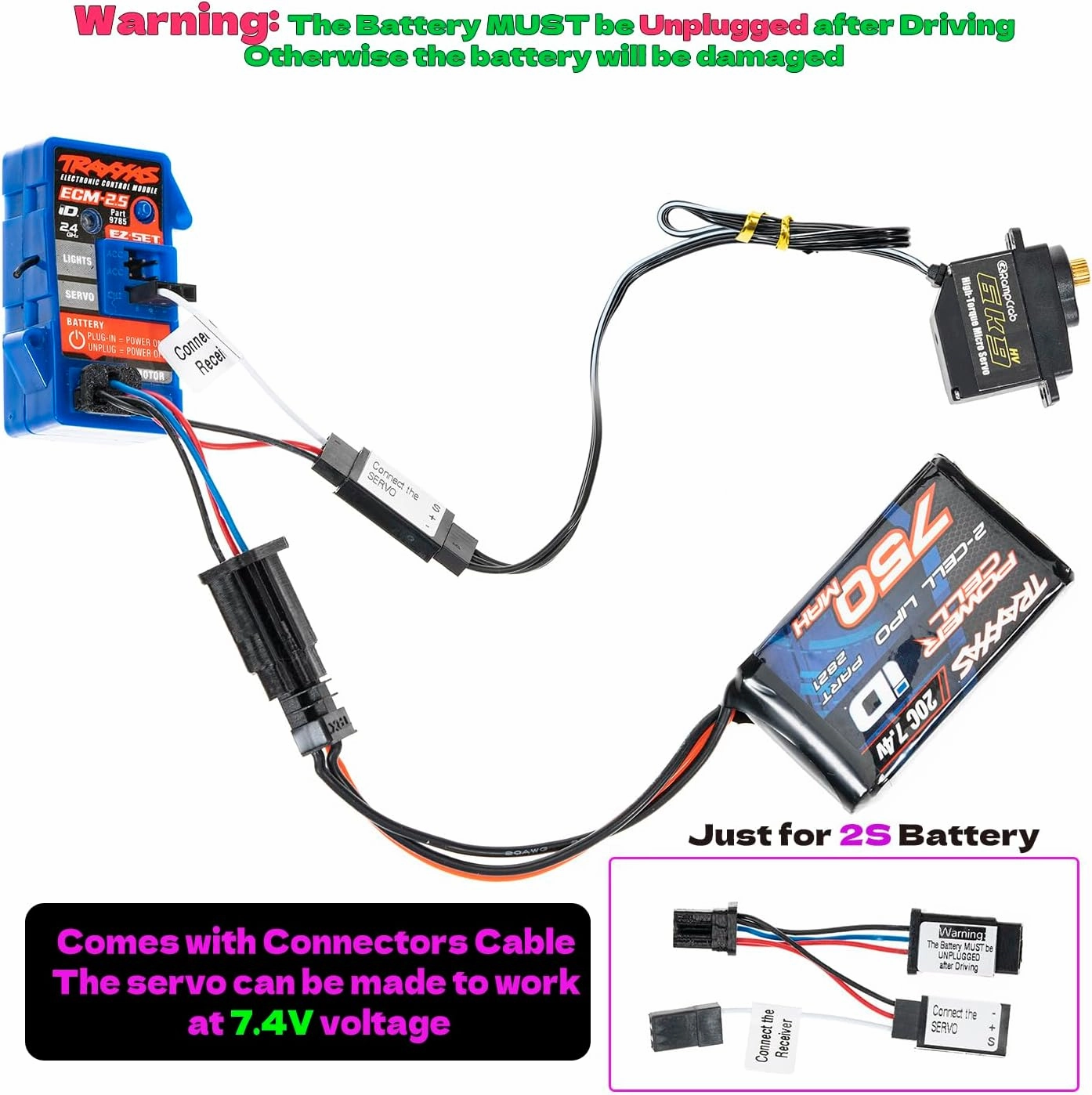 RampCrab 6kg RC Steering Servo with Servo Mount Bracket and Servo Horn for TRX4M RC Car, 1/18 Upgrades Parts, Suitable for TRX4-M Bronco, Defender, K10 (Red Horn)