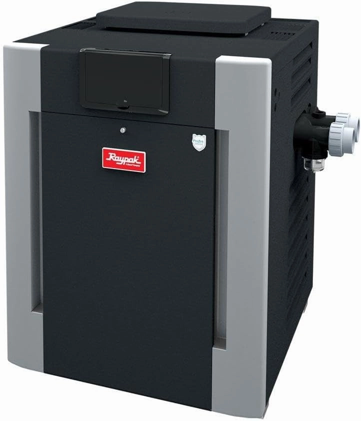 Raypak Digital Cast Iron ASME Natural Gas 399,000 BTU Pool Heater 017374