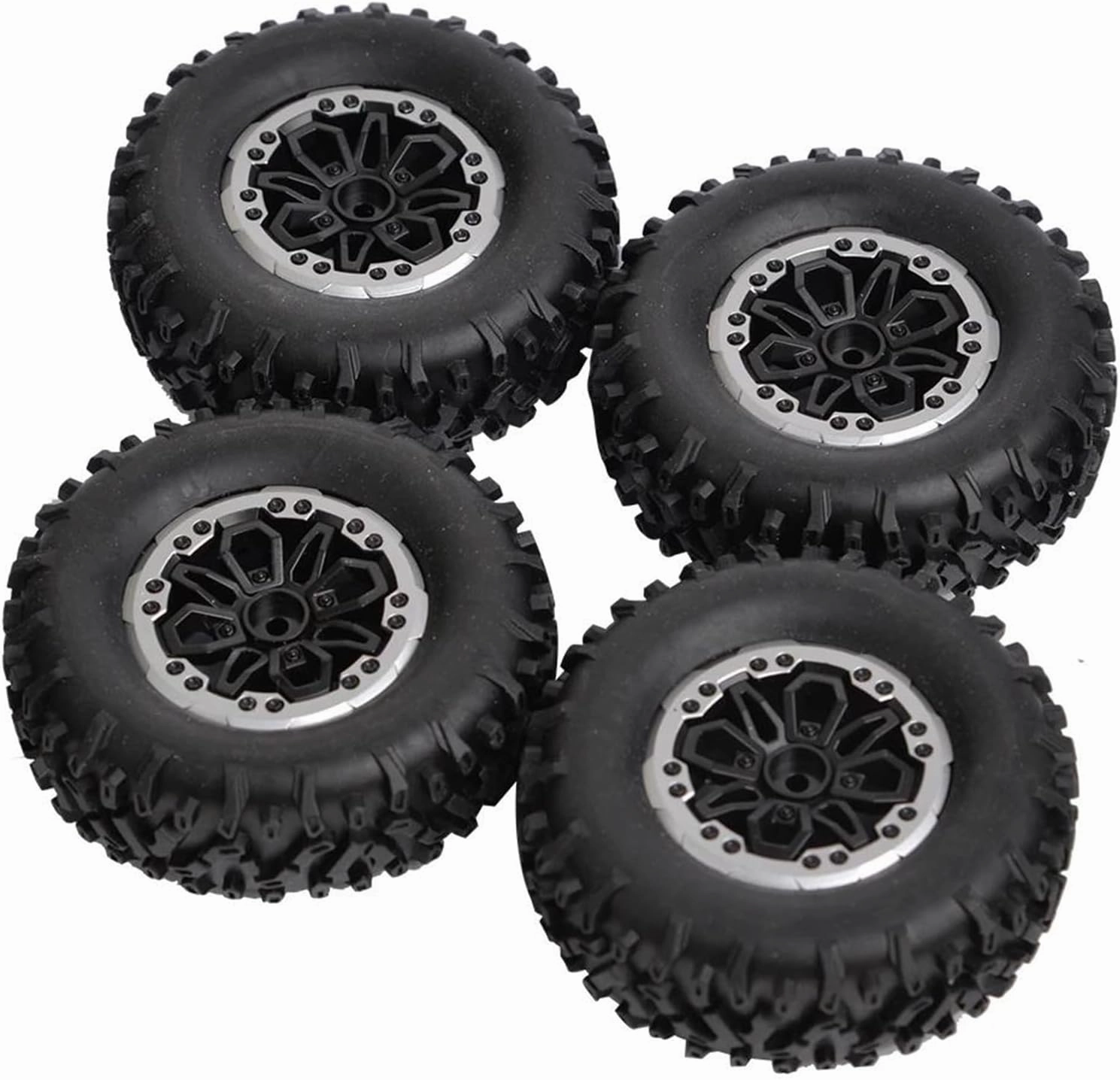 RC Car Accessories for LDRC P06 LD1299 LD1297 for MN D90 MN99S MN98 for WPL C14 C24 C34 B14 B24 64mm Soft Tire Wheel RC Car Upgrade Parts Accessories