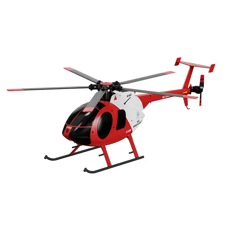 RCERA C189 MD500 Bird RC Helicopter 1:28 TUSK Dual Brushless Simulation 6-Axis Gyro Barometric Altitude Hold Helicopter Toys