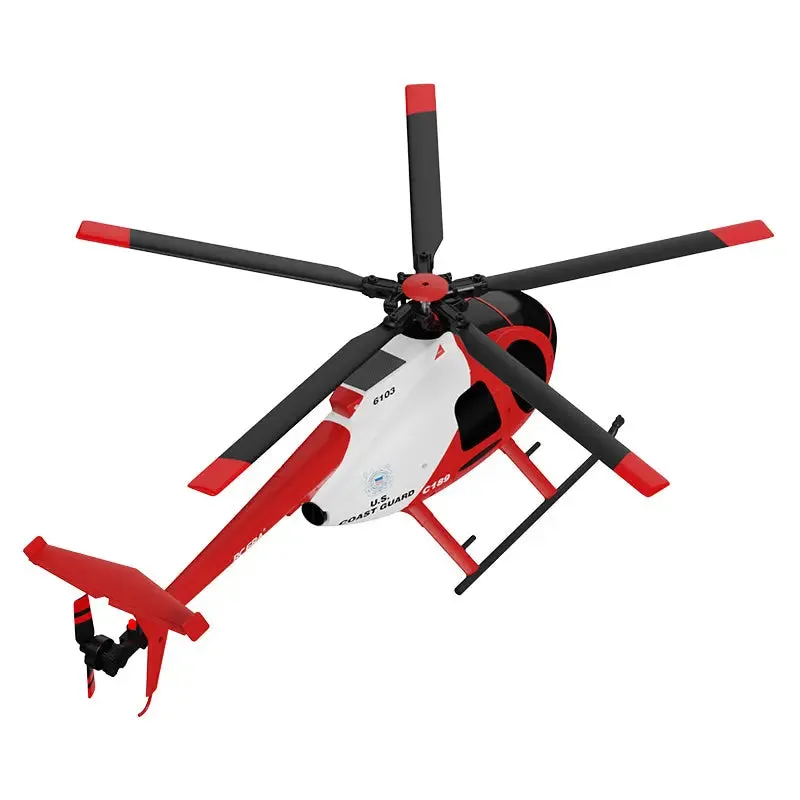RCERA C189 MD500 Bird RC Helicopter 1:28 TUSK Dual Brushless Simulation 6-Axis Gyro Barometric Altitude Hold Helicopter Toys