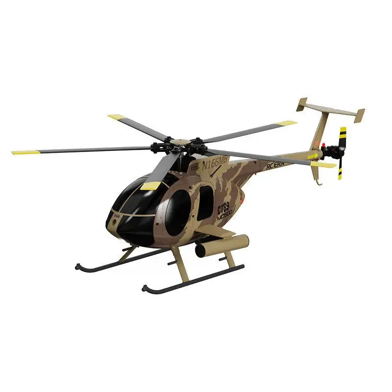 RCERA C189 MD500 Bird RC Helicopter 1:28 TUSK Dual Brushless Simulation 6-Axis Gyro Barometric Altitude Hold Helicopter Toys