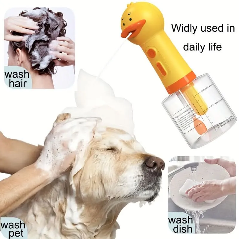 Rechargeable Pet Foam Shampoo Dispenser