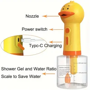 Rechargeable Pet Foam Shampoo Dispenser