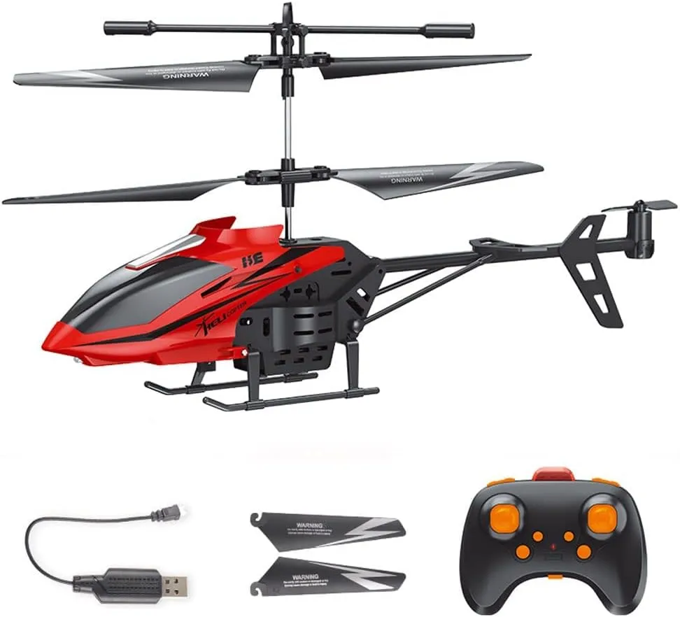 Remote Control Helicopters, Mini RC Helicopter for Adults Kids Beginners, 2.4GHz LED Light Aircraft Indoor Flying Toy, RC Airplane Xmas Birthday Gift