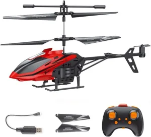 Remote Control Helicopters, Mini RC Helicopter for Adults Kids Beginners, 2.4GHz LED Light Aircraft Indoor Flying Toy, RC Airplane Xmas Birthday Gift
