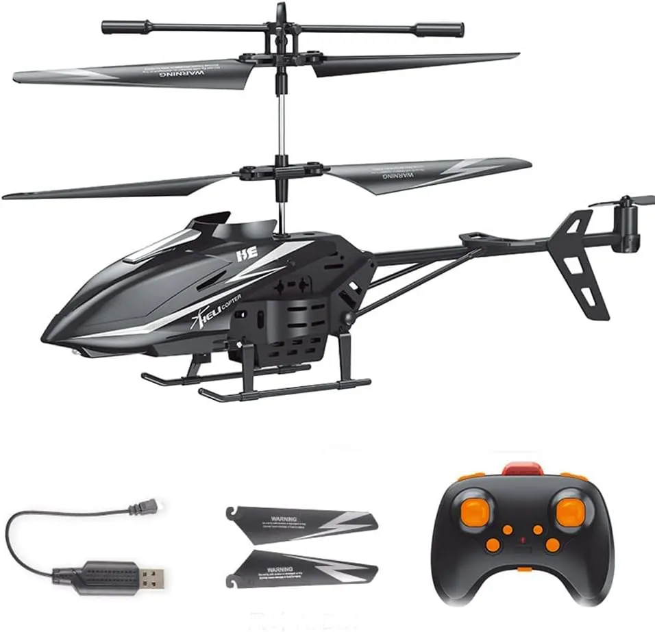 Remote Control Helicopters, Mini RC Helicopter for Adults Kids Beginners, 2.4GHz LED Light Aircraft Indoor Flying Toy, RC Airplane Xmas Birthday Gift