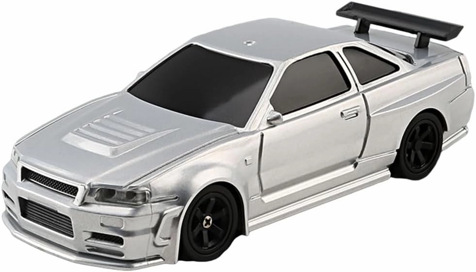Remote Control Sports Car, 1/43 Scale 2.4G Full Proportional RC Electric Mini Racing Drift Car Model with Lights Kit (RTR Version)