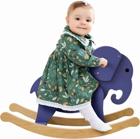 Rocking Horse for Kids 1-3 Years Old, Premium Wooden Rocking Toy for Toddlers for Indoor & Outdoor Activities, Baby Horse Riding Toy for Birthday & Visit Gifts