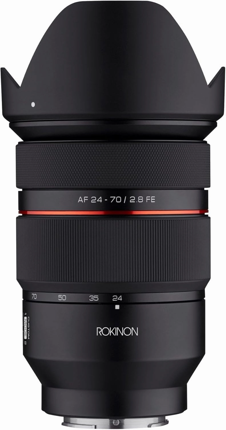 Rokinon 24-70mm F2.8 AF Zoom Lens for Sony E Mount (Renewed)