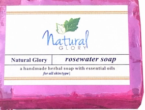 Rosewater Soap Set of 4 Soaps Bar