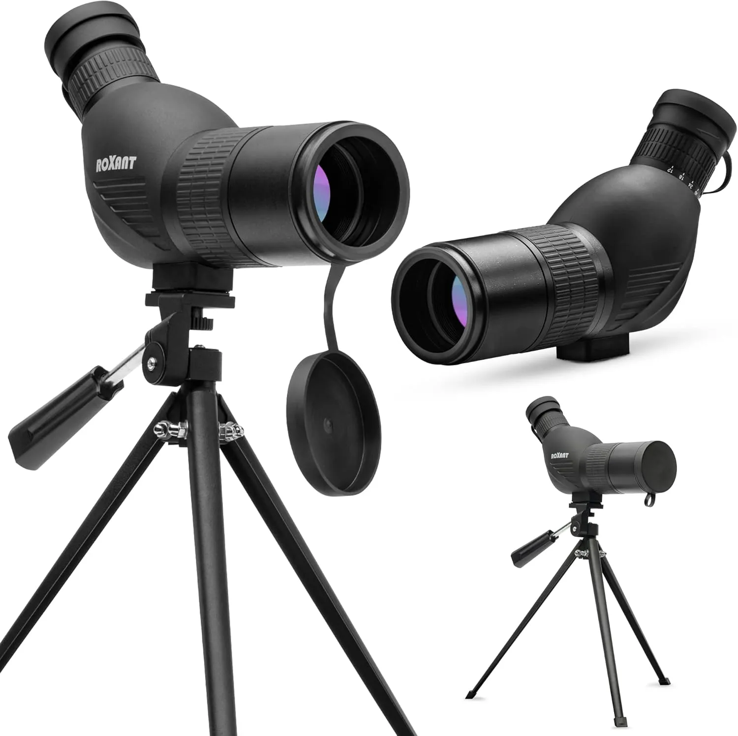 Roxant Blackbird Spotting Scope - 12-36x50 High Definition Telescope with Zoom - Includes Spotting Scope, Tripod & Carrying Case