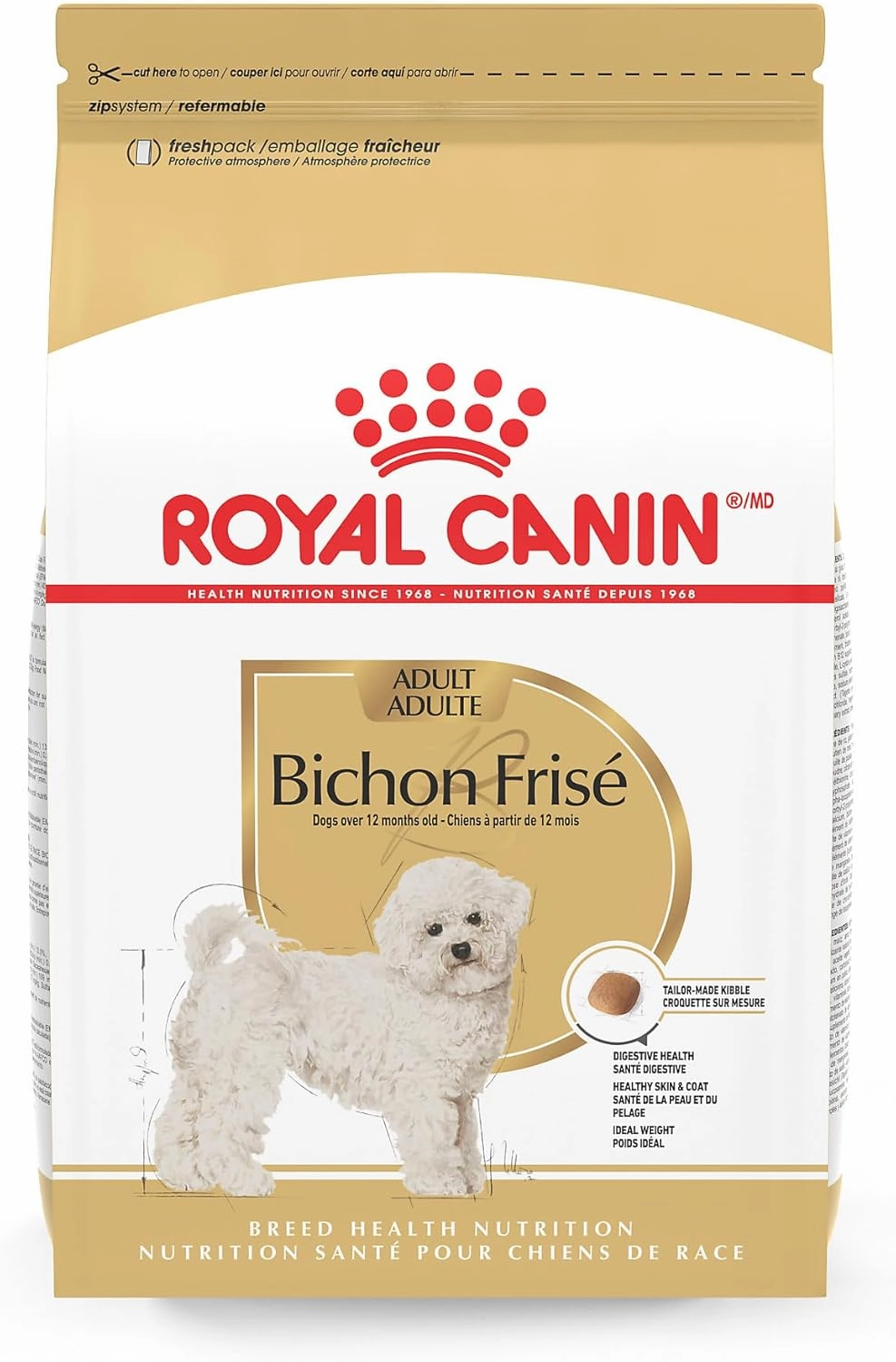 Royal Canin Bichon Frise Adult Dry Dog Food, 3 lb bag