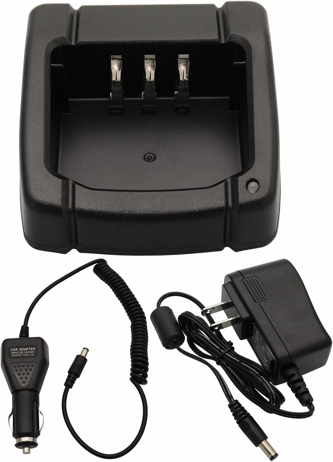 SBH-22 Charger DC 12V/24V Car Charger Compatible with Yaesu FT-25R FT-65R FT25R FT65R FTA-250 FTA-250L FT-4VR FT-4VX Radio SBR-25Li SBR-26Li Battery