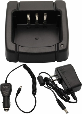 SBH-22 Charger DC 12V/24V Car Charger Compatible with Yaesu FT-25R FT-65R FT25R FT65R FTA-250 FTA-250L FT-4VR FT-4VX Radio SBR-25Li SBR-26Li Battery