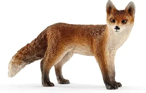 SCHLEICH Wild Life, Animal Figurine, Animal Toys for Boys and Girls 3-8 Years Old, Fox Brown
