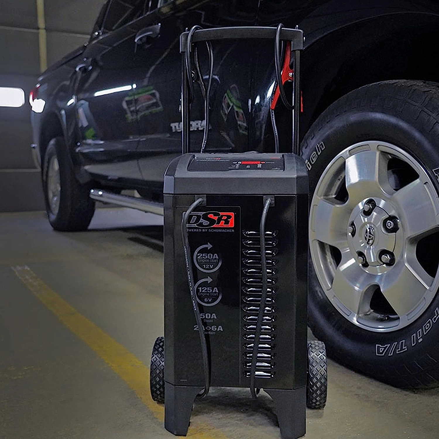 Schumacher Electric DSR131-250 Amp(12V) 125 Amp(6V) 50 Amp 6V/12V Pro Smart Car Battery Charger - Fully Automatic Auto Battery Charger, Battery Maintainer & Portable Car Charger for Dealers & Shops