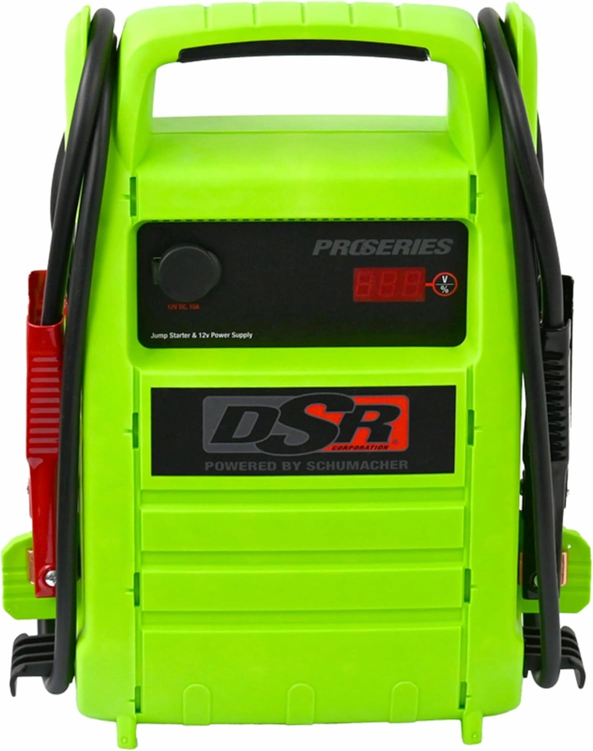 Schumacher Electric DSR ProSeries DSR168G Jump Starter and Portable Power Station for Cars, Trucks, RVs, and Boats, 2000 Peak Amps, 12 Volt, Limited-Edition Green, 1 Unit