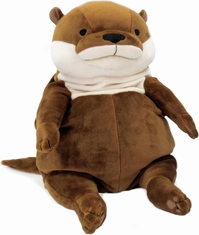 Shinada Global Ultra Soft Mochi Otter Plush – 11.8in Adorable Stuffed Animal Pillow, Squishy & Huggable Plush Toy for Kids Adults, Birthday Gift, Bedroom Decor