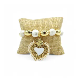 Shiny Pearls Bracelet 