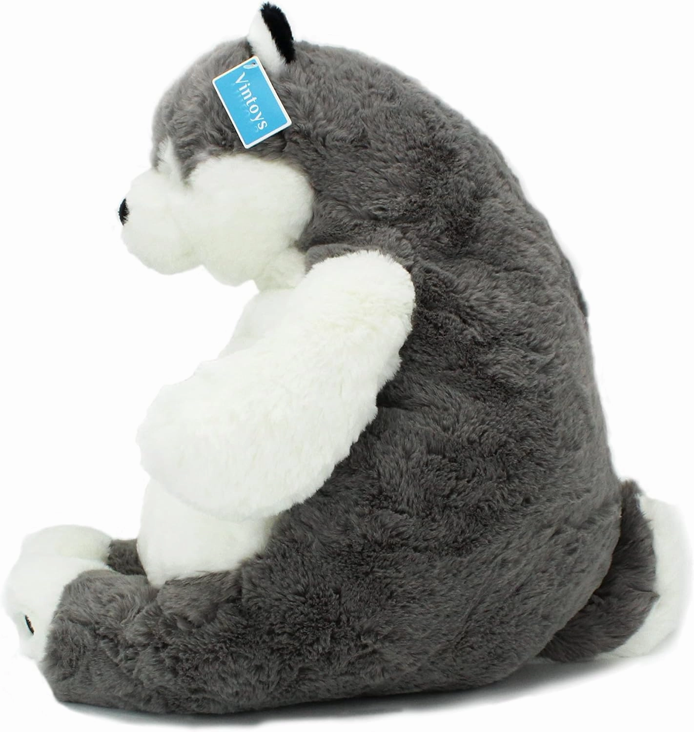 Siberian Husky Dog Plush Big Hugging Pillow Stuffed Cotton Puppy Plush Animals Toy 23"