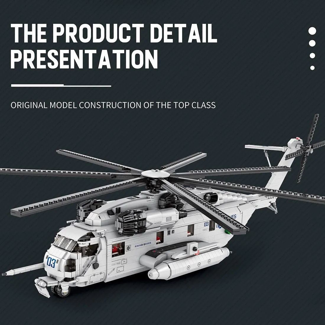Sikorsky Ch-53E Super Stallion 2192Pcs