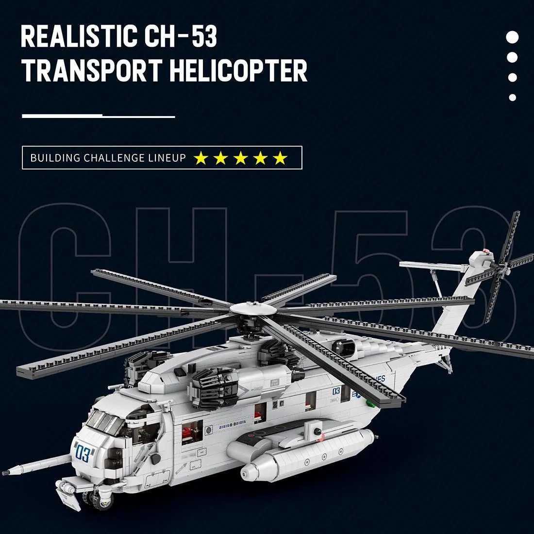 Sikorsky Ch-53E Super Stallion 2192Pcs