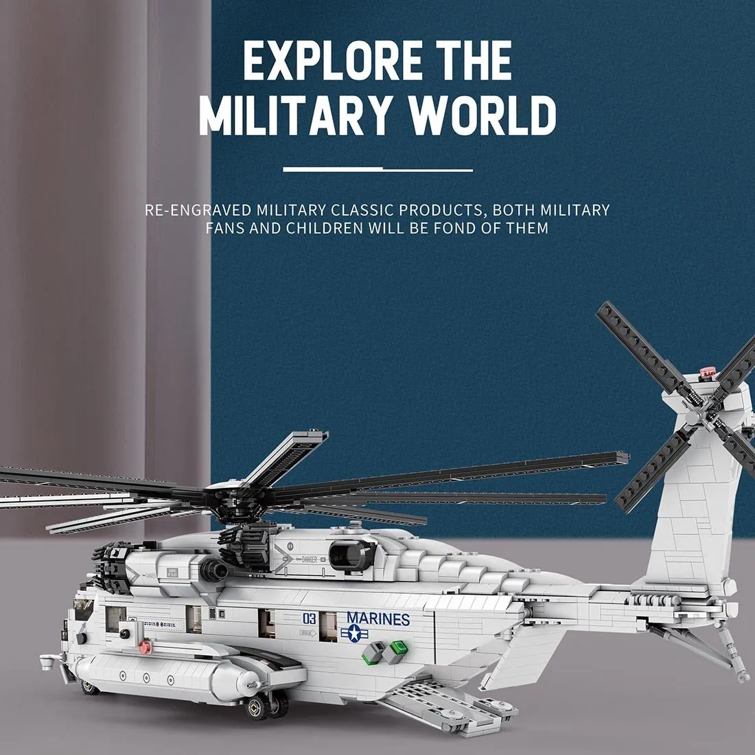 Sikorsky Ch-53E Super Stallion 2192Pcs