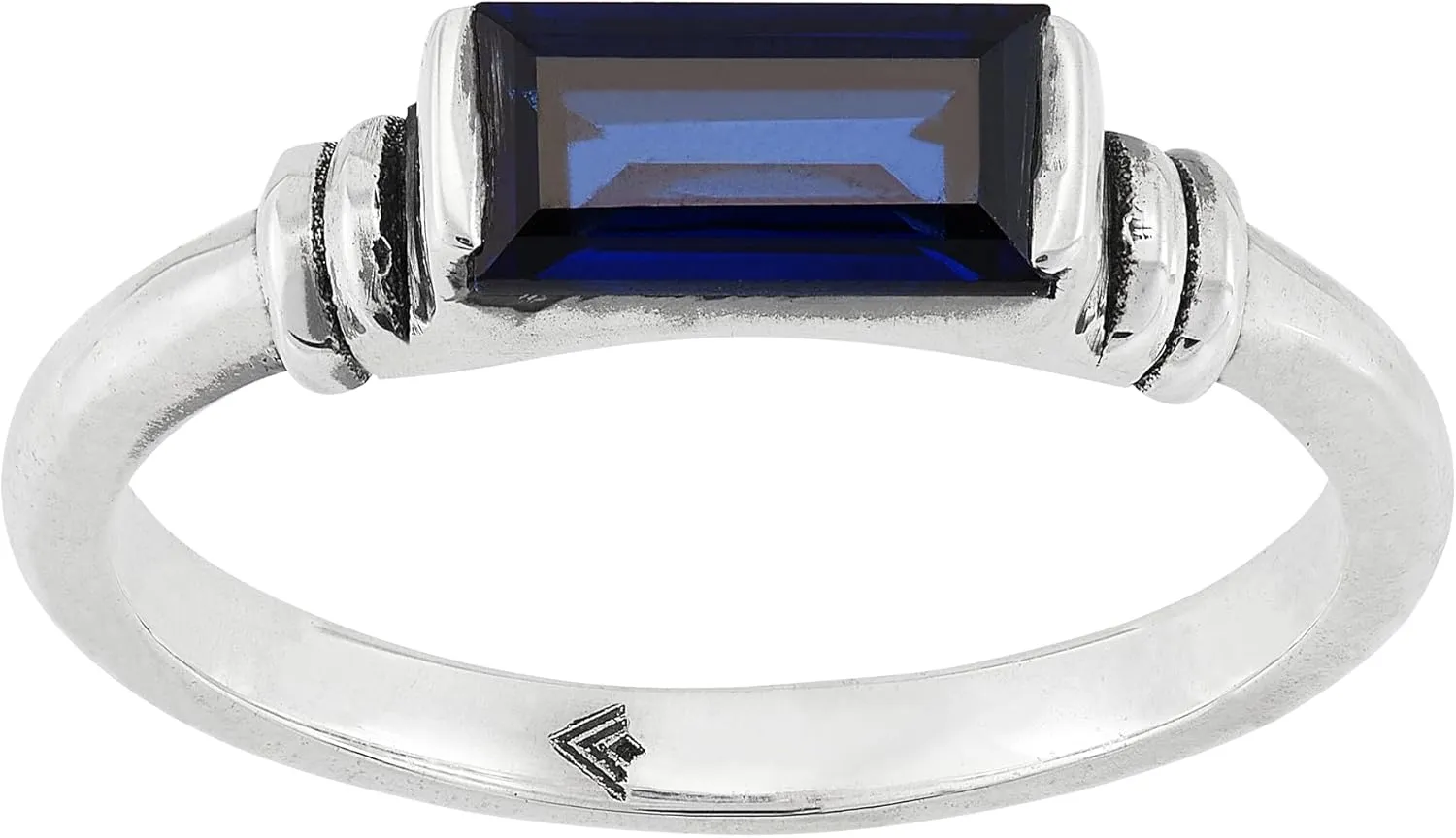 Silpada 'Mediterranean Blue' Sterling Silver Lab-Created Sapphire Ring