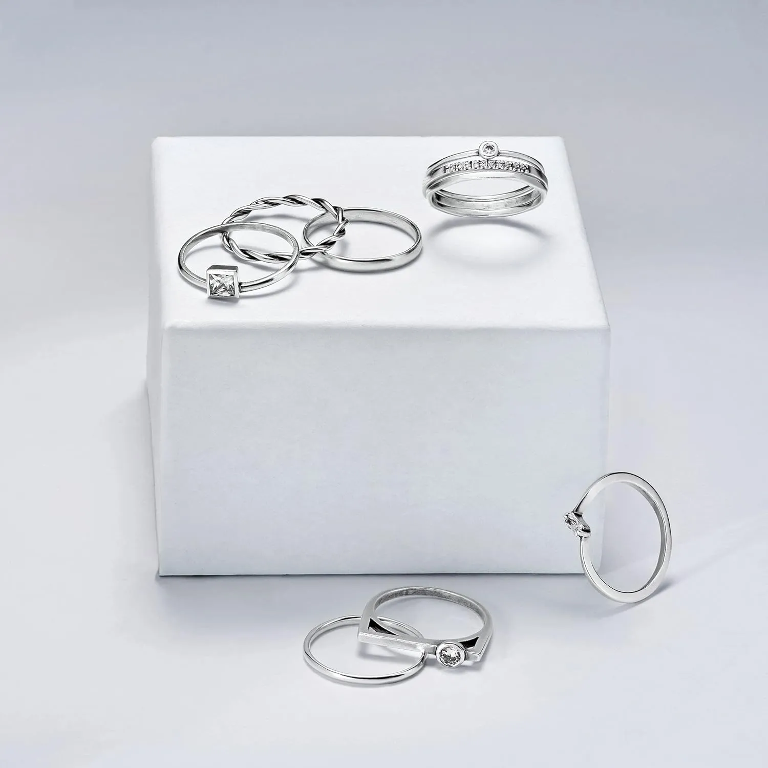 Silpada 'Parker Bar' Cubic Zirconia Ring in Sterling Silver
