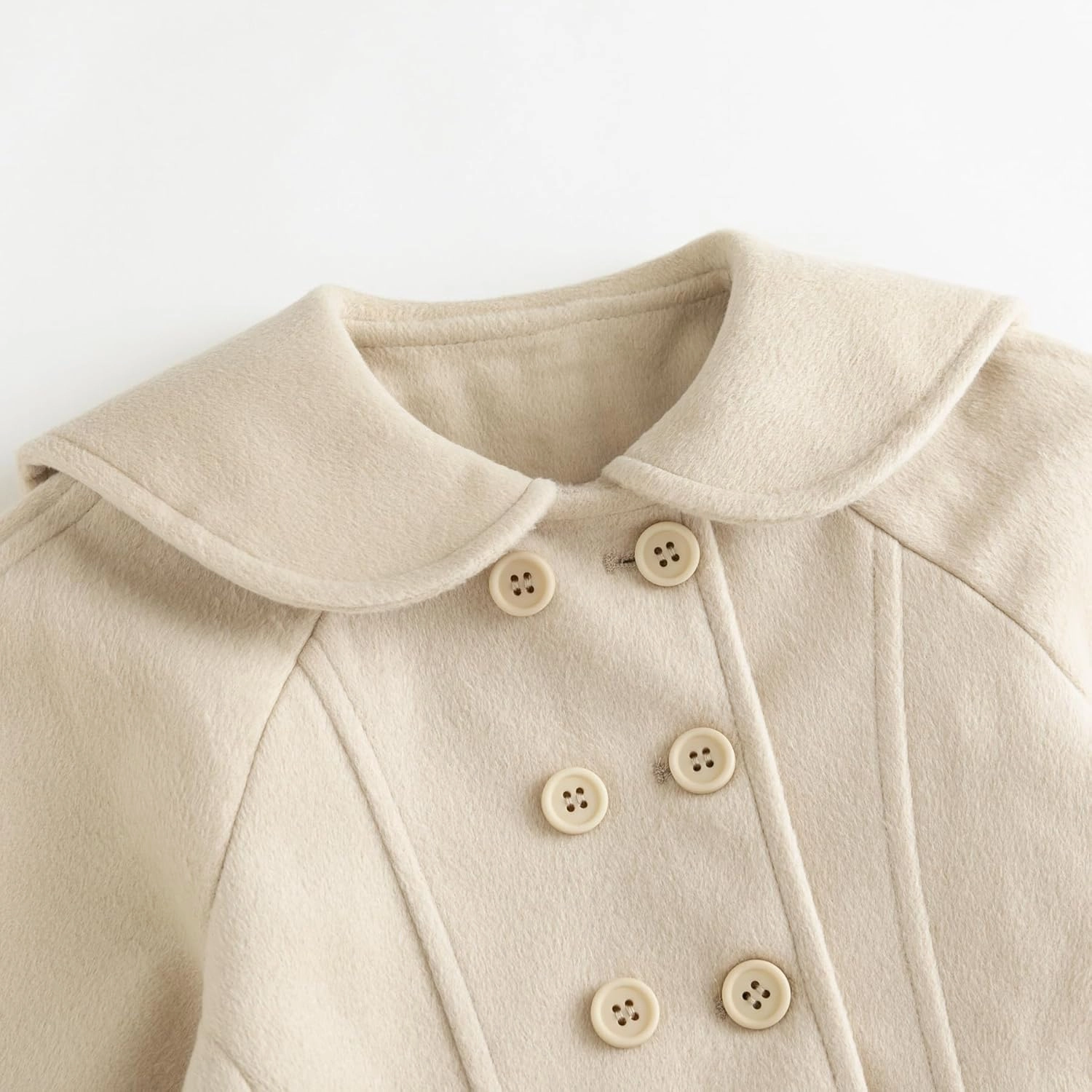 Simplee kids Girls Dress Coat Lapel Button Winter Jackets Coats Long Sleeve Outerwear with Pockets 4-14Years
