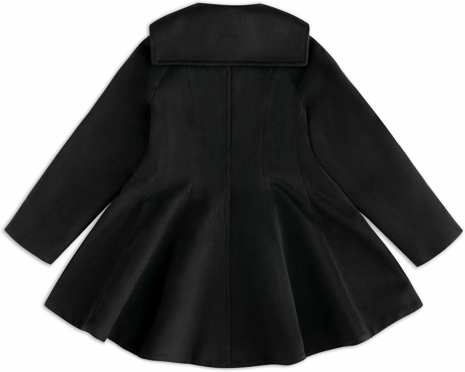 Simplee kids Girls Dress Coat Lapel Button Winter Jackets Coats Long Sleeve Outerwear with Pockets 4-14Years