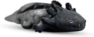 Simulation Axolotl Plush Toy, Axolotl Stuffed Animals Lifelike Grey Cute Mexican Axolotl Soft Toy 18 Inch Long Axolotl Toys…