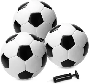 Size 3 Soccer Ball for Kids, Classic/Pink Soccer Ball for Girls Boys with Pump, Outdoor/Indoor Play Game Toys for Toddlers Ages 2 3 4 5 6 7 8