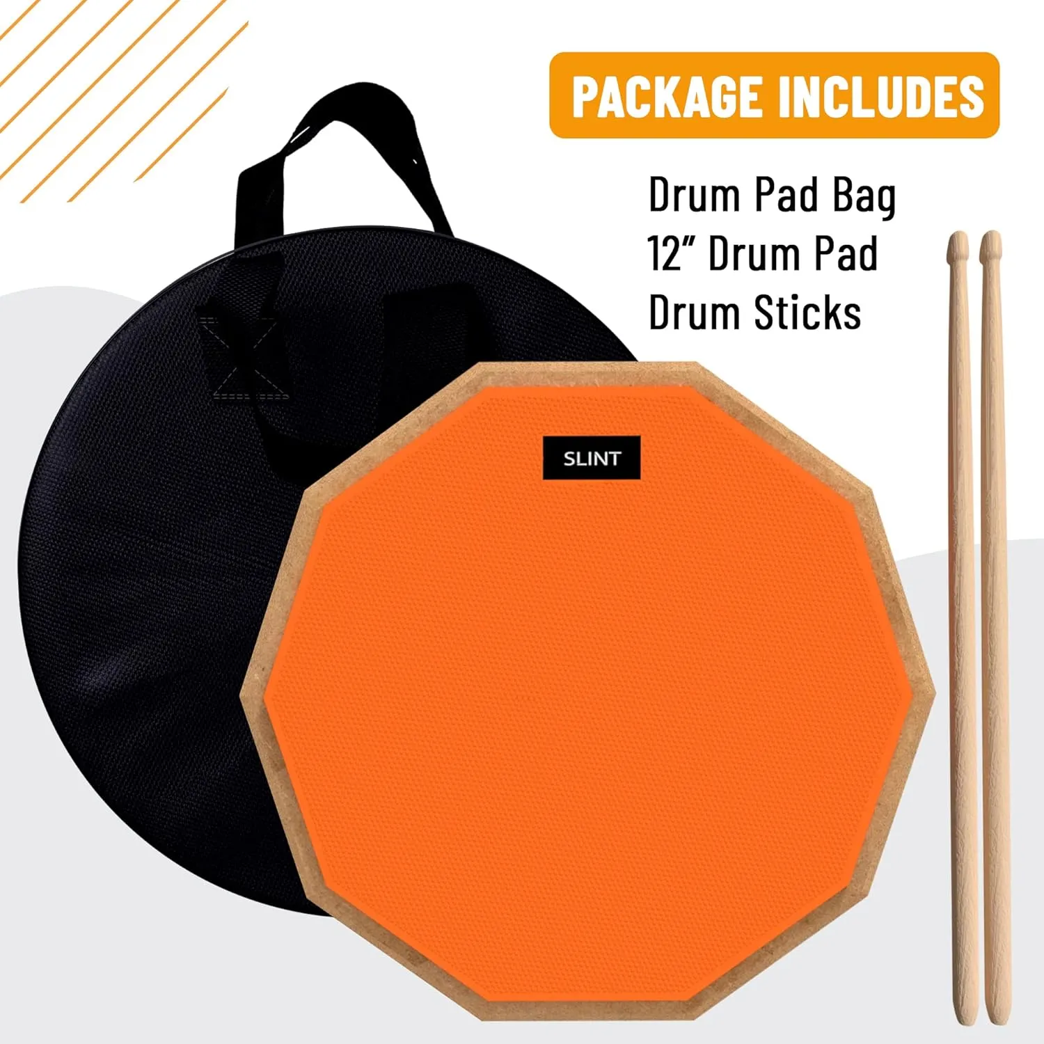 SLINT Drum Practice Pad and Sticks