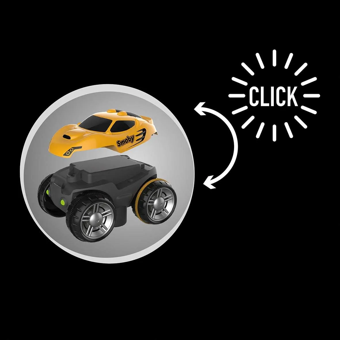 Smoby 7600180907WEB FLEXTREME Truck Yellow Race CAR