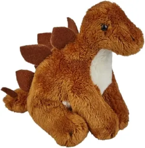 Soft Toy Sitting Stegosaurus 15cm