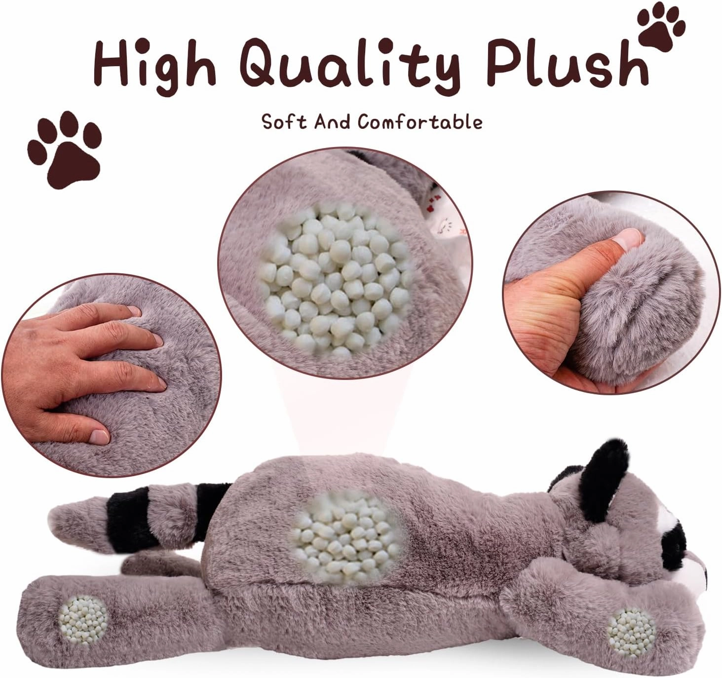 Soft Weighted Stuffed Animals Weighted Plushies Animals for Adults, Soft Lovely Weighted Animals for Adult and Kids