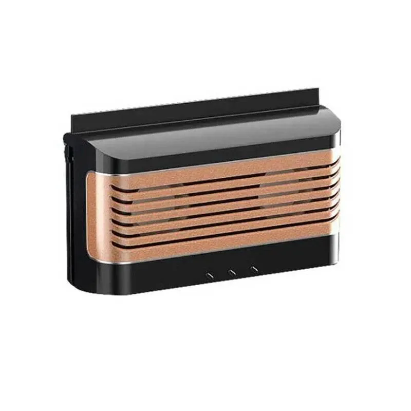 Solar-Powered Car Air Purifier Fan Cleaning System