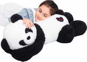 Somao Giant Panda Bear Stuffed Animal Plush Toy Cute Large Panda Soft Hugging Pillow for Kids Girlfriend Sleeping Cushion Gift (80cm/31.4inch) …