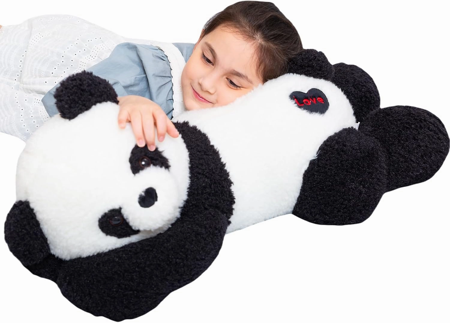 Somao Giant Panda Bear Stuffed Animal Plush Toy Cute Large Panda Soft Hugging Pillow for Kids Girlfriend Sleeping Cushion Gift (80cm/31.4inch) …