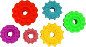 Spinning Stacker Toy - Rainbow Ring Stacker Montessori Baby Toys for 15 Months  - Sensory & Learning Toys for Toddlers for Boys & Girls