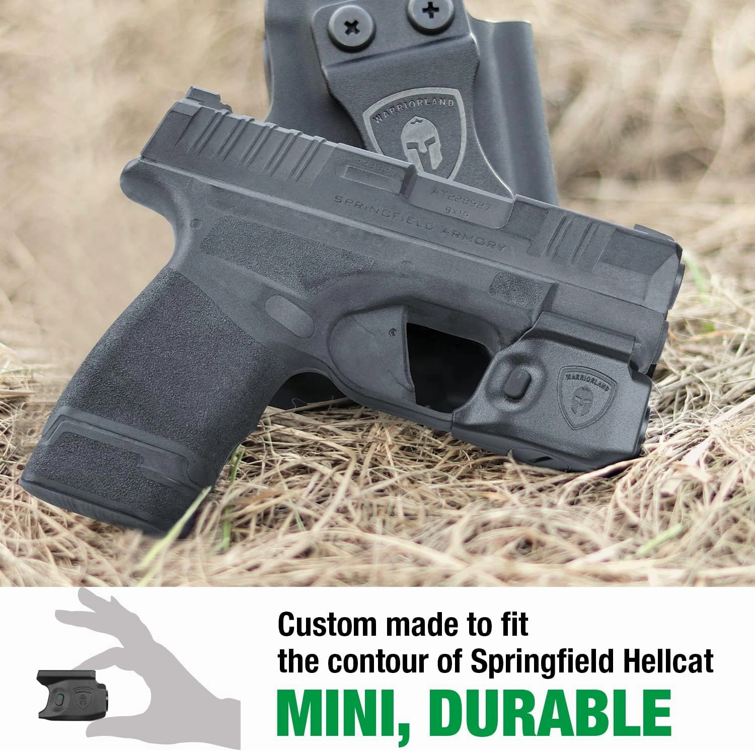 Springfield Armory Hellcat IWB Appendix KYDEX Holster - Adj. Cant & Retention, Right/Left Hand Optional