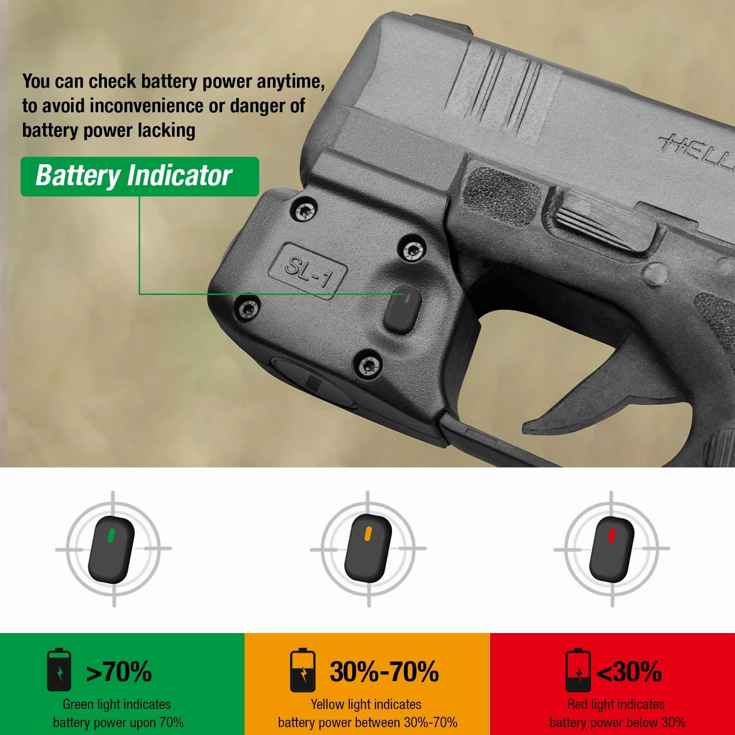 Springfield Armory Hellcat IWB Appendix KYDEX Holster - Adj. Cant & Retention, Right/Left Hand Optional
