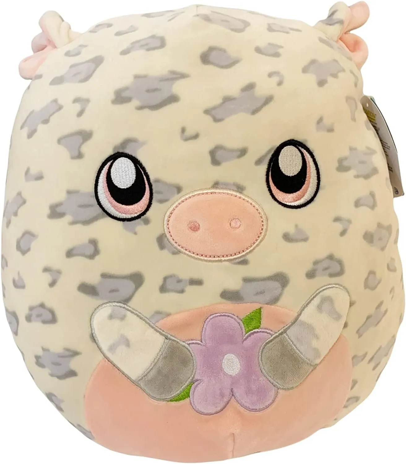 Squishmallows Official Kellytoy Easter Squad Squishy Soft Plush Toy Animal (12 Inch, Rosie Pig (Flower))