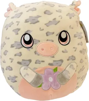 Squishmallows Official Kellytoy Easter Squad Squishy Soft Plush Toy Animal (12 Inch, Rosie Pig (Flower))